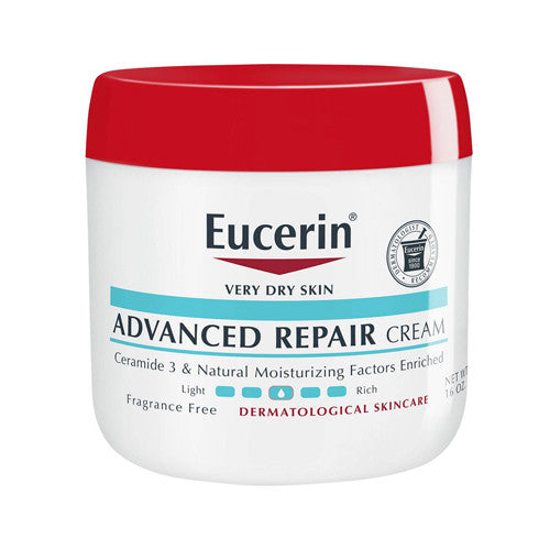 Eucerin Advanced Repair Cream Jar, Very Dry Skin, 16 Oz